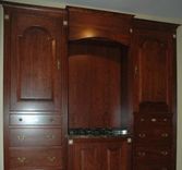 Cherry Dressing Cabinets 1 small