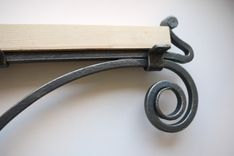 Closet Rod Shelf Bracket Pair /  Wardrobe Bracket - Corbel / Bracket With Rod 5 small