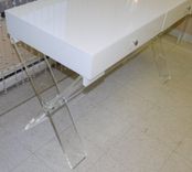 Desk - X Base Frame With Slab Top Or Drawered Top- Hand Crafted Made To Order, Custom Sized 5 small