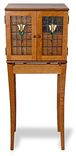 Cherry, Mahogany, Walnut Jewelry Cabinet 2 small