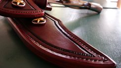 Custom Leather Knife Sheath 3 small