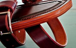 Leather Knife Sheath - W/Leg Strap 5 small