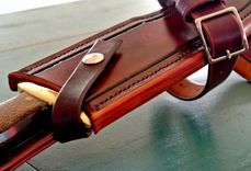 Leather Knife Sheath - W/Leg Strap 6 small