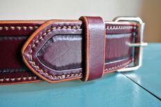 The Grizzly - Leather Belt 1 small