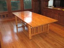 Curly Cherry Dining Table 1 small