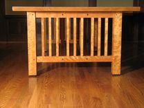 Curly Cherry Dining Table 2 small