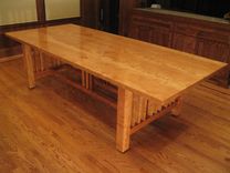 Curly Cherry Dining Table 3 small