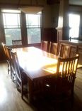 Curly Cherry Dining Table 6 small
