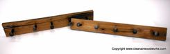 Reclaimed Wood Railroad Spike Coat Rack 1 small