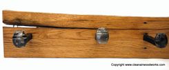 Reclaimed Wood Railroad Spike Coat Rack 6 small