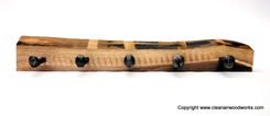 Live Edge Antique Railroad Spike Coat Rack 2 small
