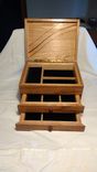 Jewelry Box-Red Oak With Purpleheart Accents And Knobs 1 small