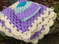 Crochet Granny Square Baby Afghans And Hats 1 small
