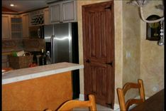 Faux Wood Door And Rustic Makeover. 1 small
