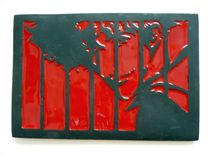 Set Of 4 Tiles Featuring The Cowboy Bebop Crew Spike, Faye, Jet & Radical Edward 2 small