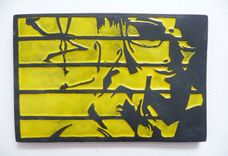 Set Of 4 Tiles Featuring The Cowboy Bebop Crew Spike, Faye, Jet & Radical Edward 5 small