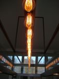 Lighting - Modern Custom Steel & Glass Chandelier 3 small