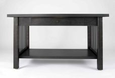Library Table - Steel Mission Style 4 small