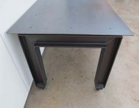 Metal - Industrial Modern Plate Steel Table 6 small