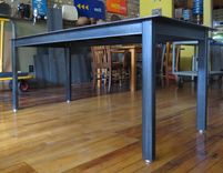 Simple Steel Dining Table / Console - Industrial 2 small