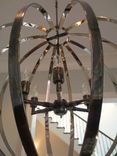 Lighting - Modern Polished Nickel Chandelier 2 small
