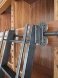 Steel Rolling Library Ladder - Round Bar & Roller 2 small