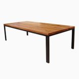 Dining Table Base – Structural Steel And Reclaimed Oak 1 small