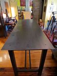 Community Table – Traditional Trestle Style Table In Steel 3 small
