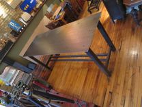 Community Table – Traditional Trestle Style Table In Steel 4 small