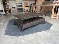 Coffee Table Turned Into Island Station 1 small