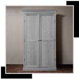 M+A Antique Grey Armoires 2 small