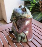 Sculpted Ceramic Toads 5 small