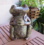 Sculpted Ceramic Animals - Frogs 5 small