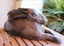 Sculpted Ceramic Hare 2 small