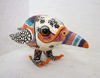Ceramic Colorful Bird 6 small