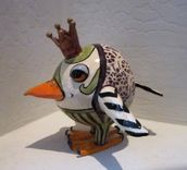 Ceramic Bird King 3 small