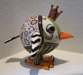 Ceramic Bird King 6 small