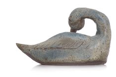 Sculpted Ceramic Swans 2 small