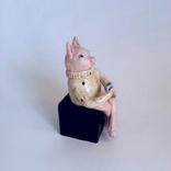 Ceramic Pig On A Cube 2 small