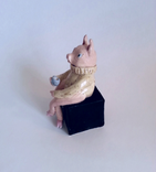 Ceramic Pig On A Cube 3 small