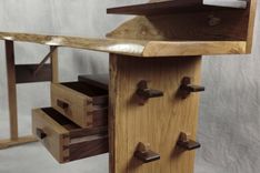 Nakashima Inspired Writing Desk 4 small