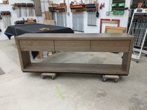 White Oak Console Table 3 small