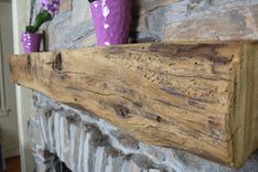 Hand Hewn Authentic Reclaimed Barn Wood Fireplace Mantel 3 small