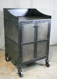 Vintage Industrial Host/ Hostess Station. Restaurant/Bar/Hotel Furniture. Reclaimed Wood Avail. 6 small