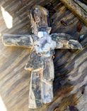 Petrified Wood Crosses 2 small