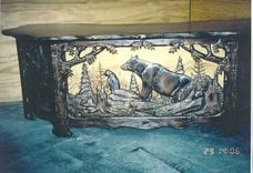 Carved Executive Desks 4 small