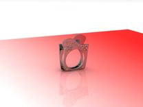 Architectural Fashion Ring 4 small