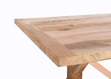 The Reclaimed Wood French Trestle Farm Table 2 small