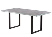 Zinc Table  Zinc Dining Table - The Maddox Zinc Top Table 1 small