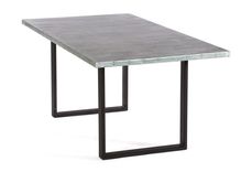 Zinc Table  Zinc Dining Table - The Maddox Zinc Top Table 2 small